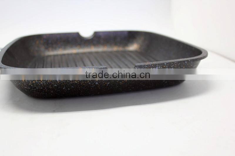 HQ aluminum square fry pan