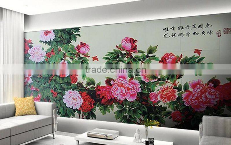 Docan High-resolution UV printer flatbed roll to roll 2.5m width, flat glass uv machine