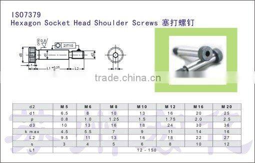 Hexagon Socket Head Shoulder Screws