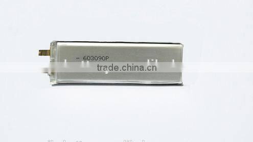 603090 3.7v lithium li ion polymer battery1900mah