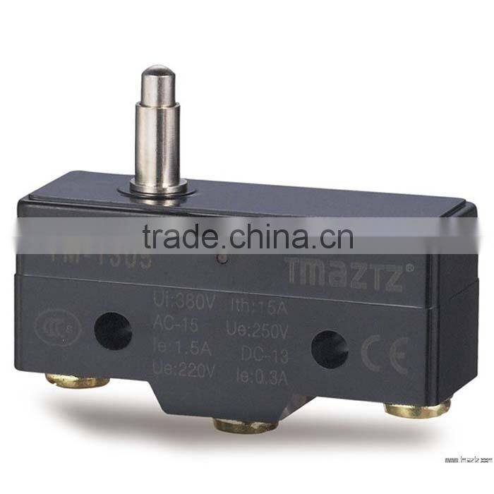 ABS plastic 15A/250VAC CE&RoHS micro timer switches model Z-15GS-B/micro switch pcb connection