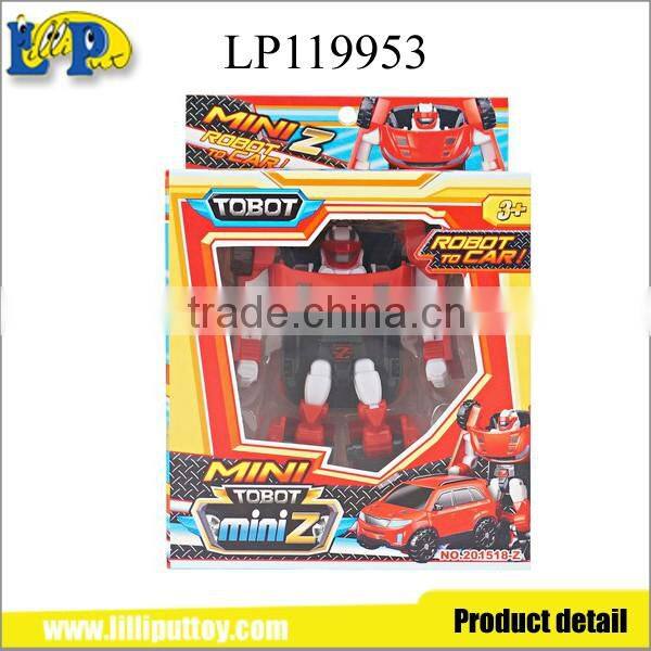 cheap plastic intelligent transform robot toys for kids