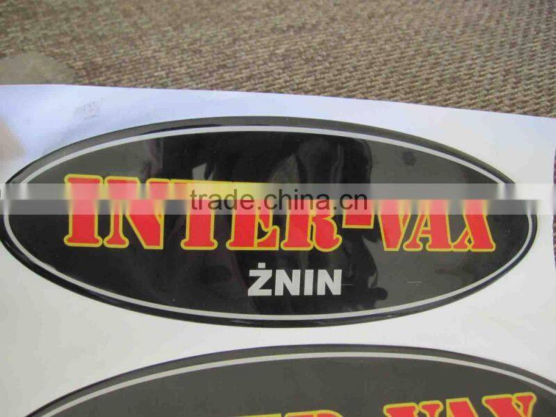 uv-resistant pu resin epoxy stickers (M-EP285)