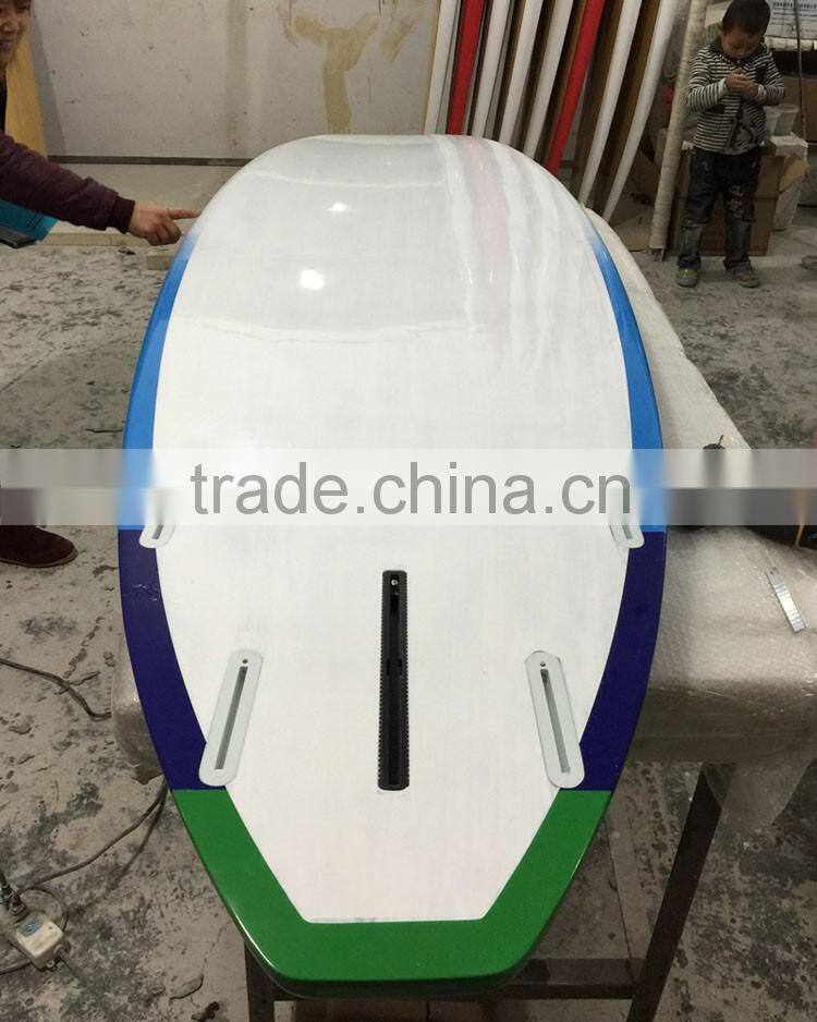 Best quality lightest carbon fiber stand up paddle boarding with light brushed painting