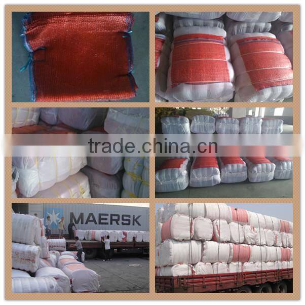 red leno mesh bag for potato packing