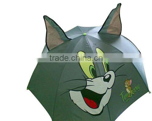 Cheap cartoon tom and jerry umbrella with ear