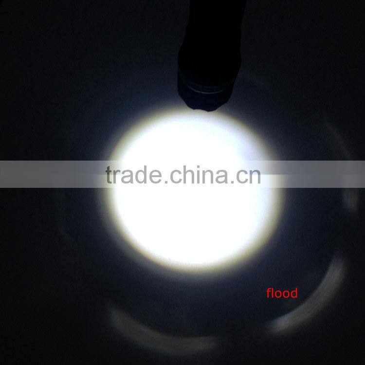 1W powerful led with 3AAA batteries Zoom flashlight