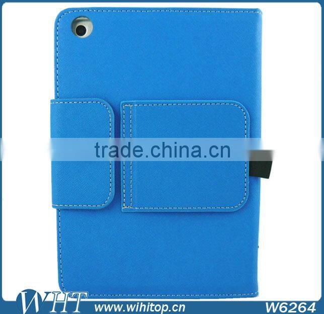 Hot Selling Detachable Ultra Thin Wireless Bluetooth Keyboard Leather Case For iPad Mini, For iPad Mini Case With Keyboard