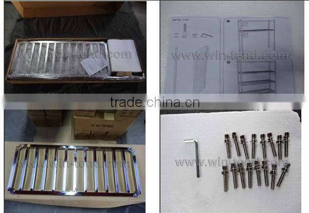 China shelving supplier heavy duty stainless steel wire shelving
