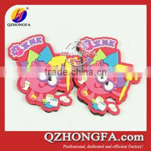 Funny Shaped Soft PVC Permanent Magnet Round Button