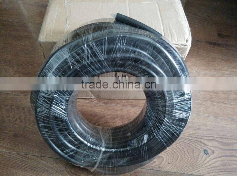 multi strand PMMA end glow fiber optic lighting cable with black PVC jacket