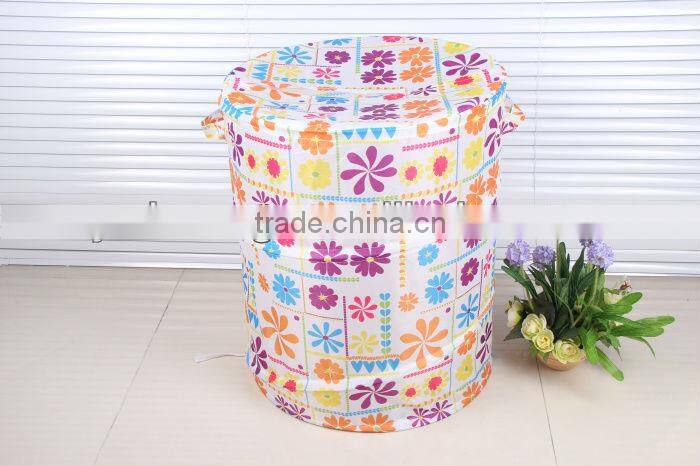 Pop up hamper or cotton pop up laundry hamper,collapsible pop up hamper