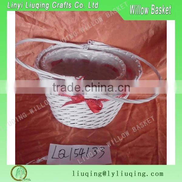 2016 new design natural willow gift basket