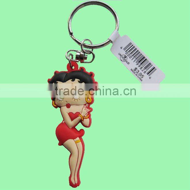 high quality soft pvc keychains