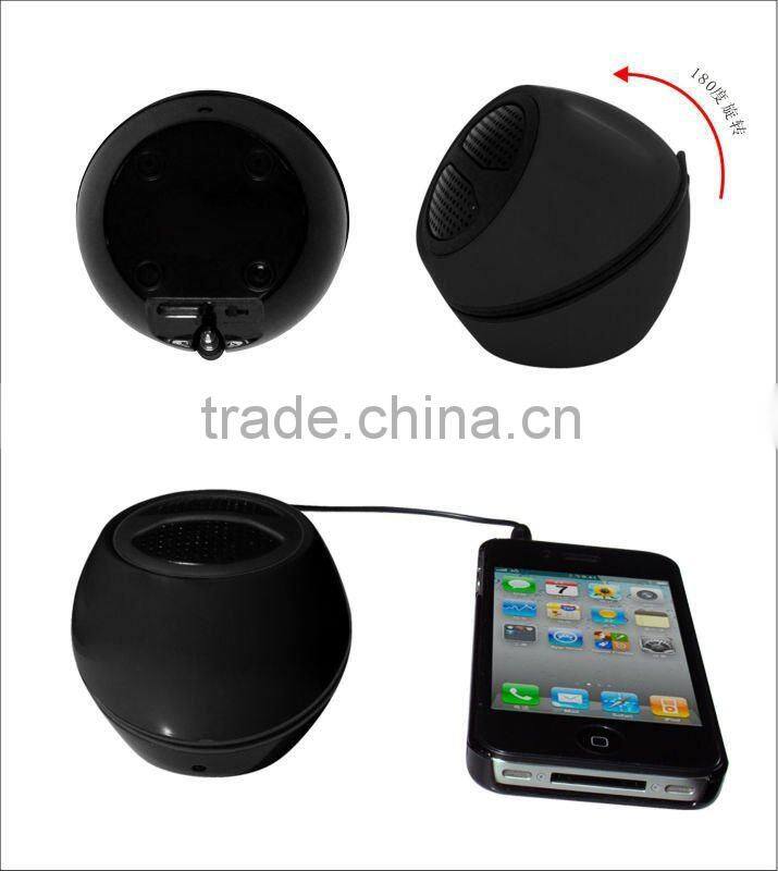 speaker box ,round shape, for mobile phone/notebook/mp4/mp3 (SP-105)