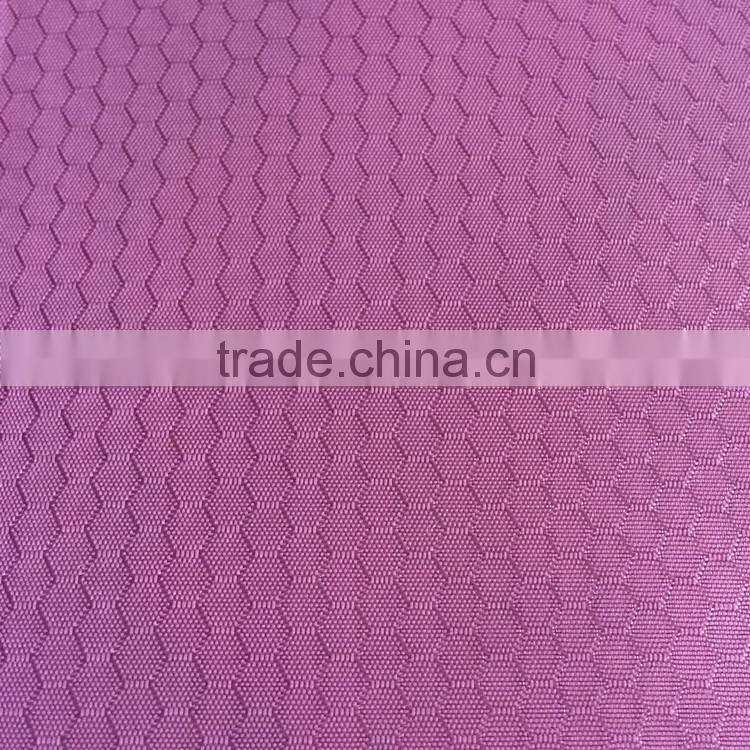 PVC/PU coated polyester honeycomb fabric for bag