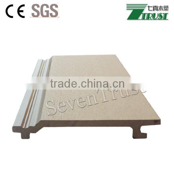 Seven Trust WPC outdoor wall panels, waterproof exterior wall cladding