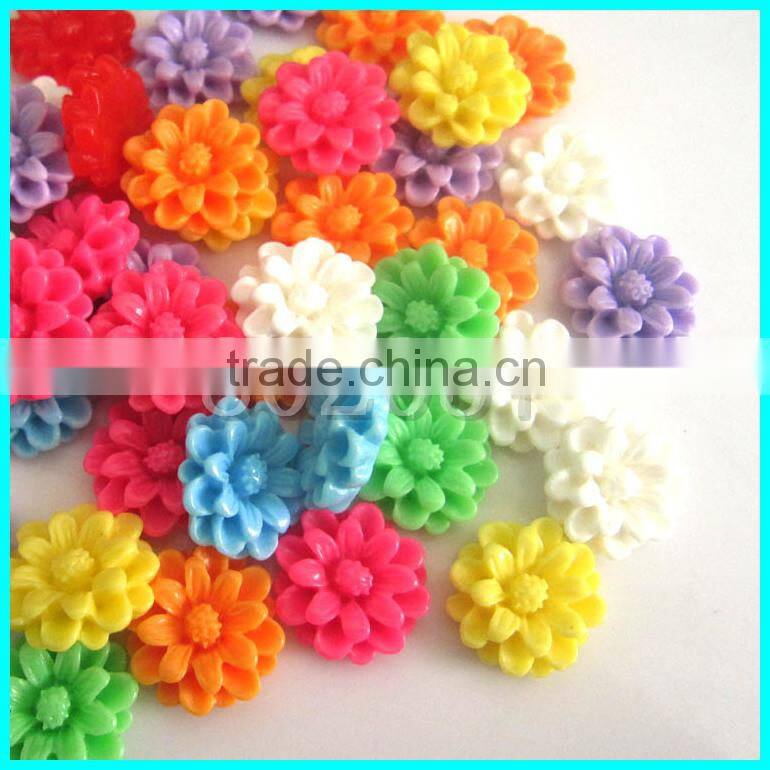 Resin Flower Jewelry Flower Rose Emboss Flower