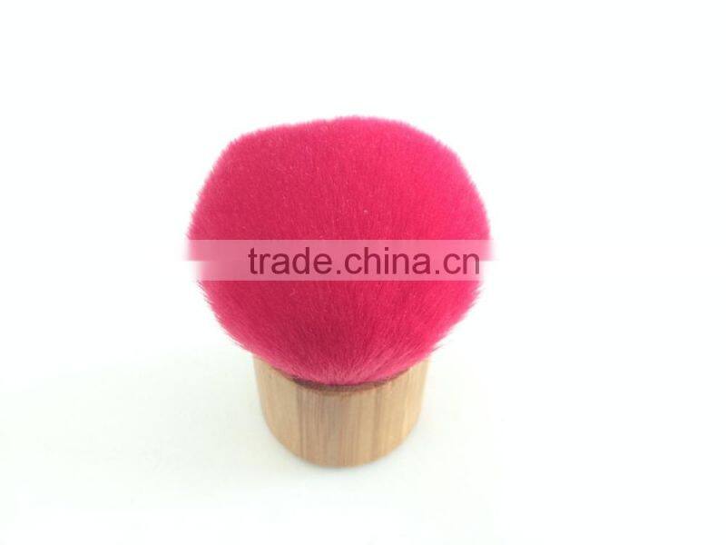 bamboo handle powder brush,pink kabuki makeup brush