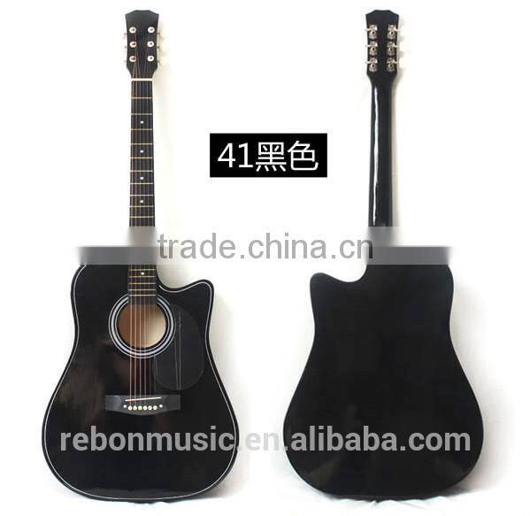41 size basswood pratice acoustic guitar