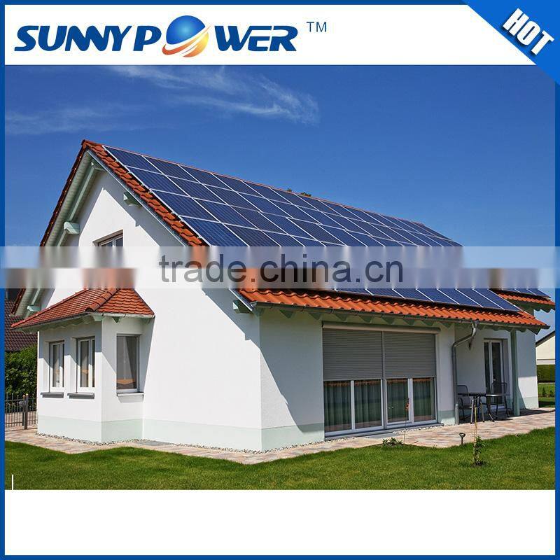 5kw top quality easy installation blue solar system price for commercial