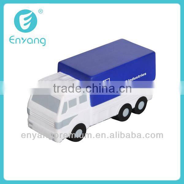 2014 New Cheap Cute PU Foam Customized Truck Shape Stress Ball