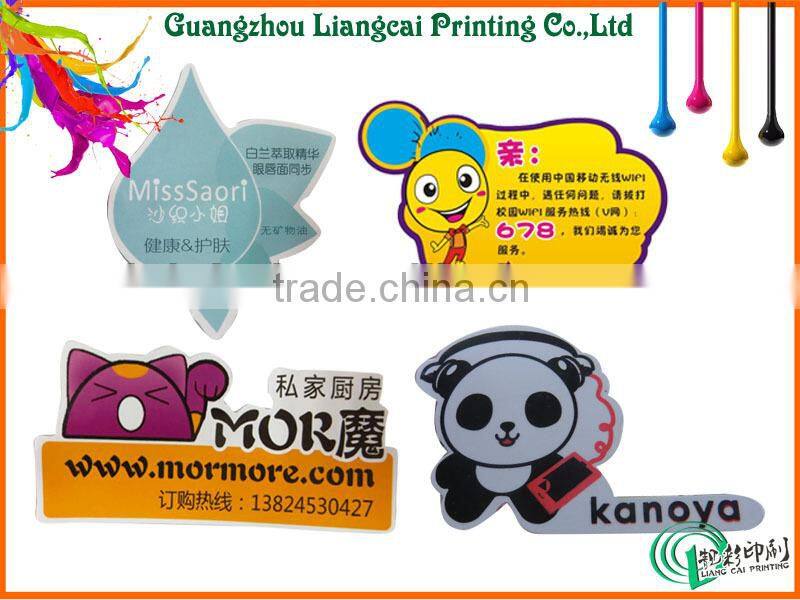 Excellent waterproof removable adhesive sticker adhesive textile stickers