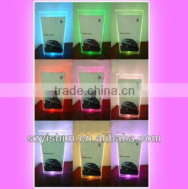 energy conservation acrylic LED display ,acrylic LED advertising borad