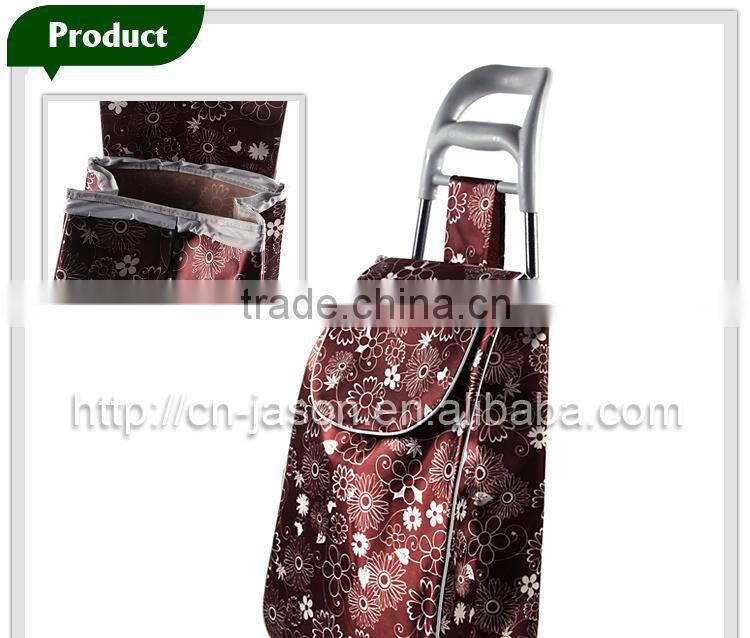 Pooyo satin shopping trolley bag A2S-PU