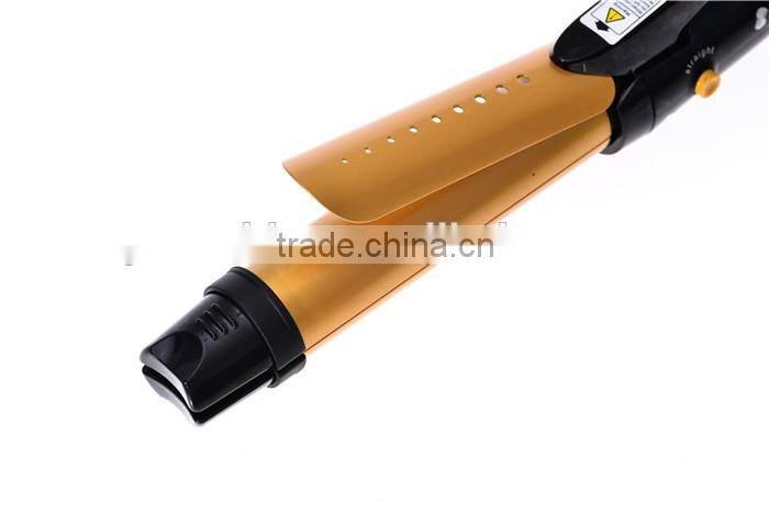 Digital hair crimper and hair curler 2 in 1
