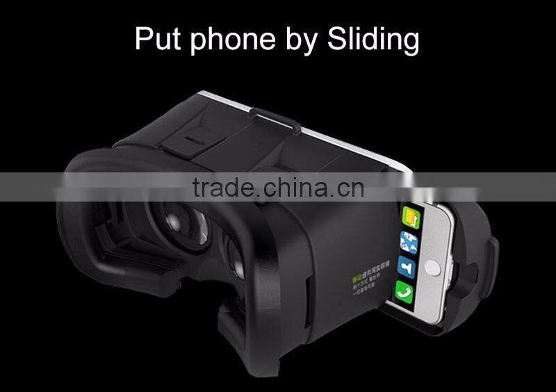 Hot VR Box Mini VR Virtual Reality 3D Glasses For 3.5 - 6.0 inch Smart phone+Bluetooth Controller Optional
