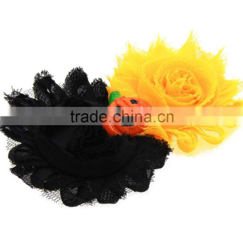 2016 Halloween gifts pumpkin baby flat clip baby hair accessories hair band