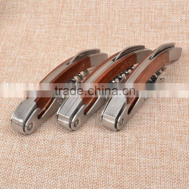 good quality multifunctional metal bulk wine bottle opener corkscrew kit made in china