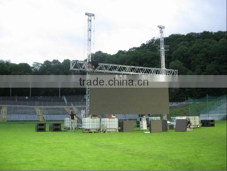 Brazil --- P10mm P16 Full Color Outdoor football stadium perimeter led display screen