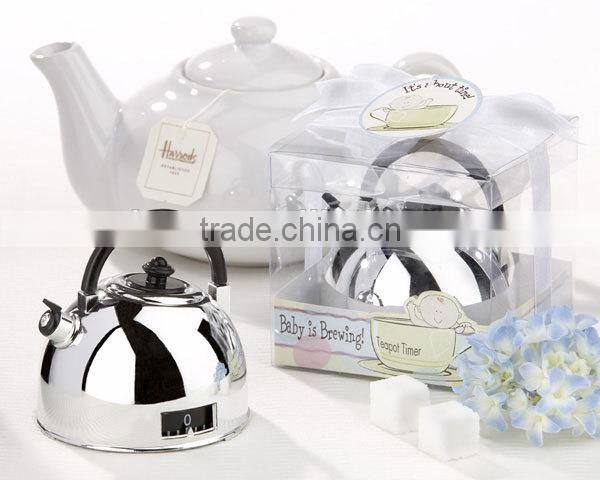 Baby Is Brewing Baby Shower Teapot Timer