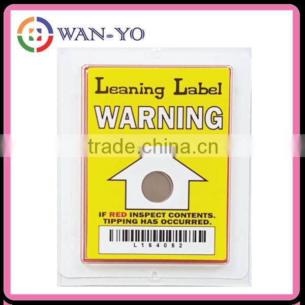 [ Leaning Label - Single Use Tilt Indicator, Tilt Label