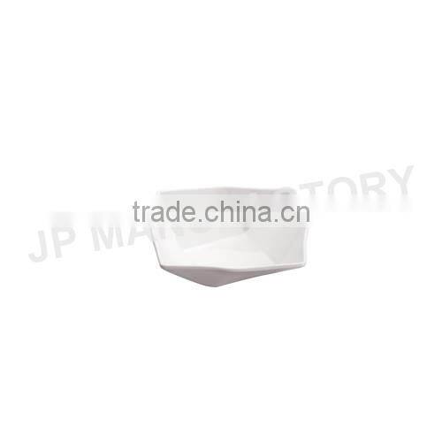 12" Double-colour Melamine square salad bowl