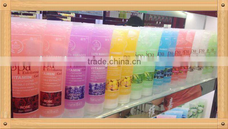 Rose whitening Body Scrub Wholesale/exfoliating gel