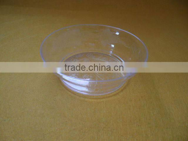 Disposable plastic bowl