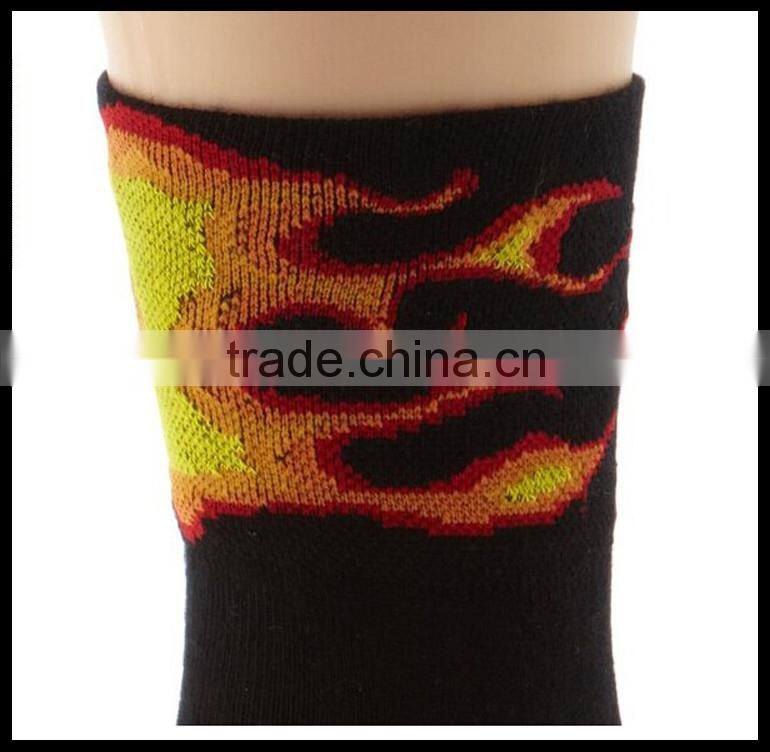 machine sublimation cool flame printing socks