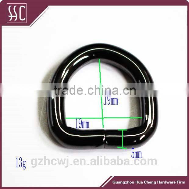 High quality metal D ring for bag polishing handbag ring