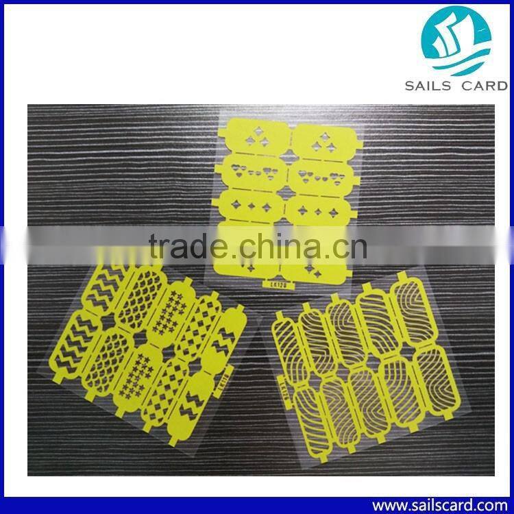 Beautiful Ble nail stencil sticker machines for nail art