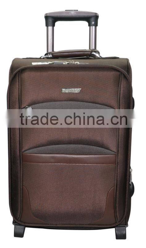 brown elegant designer trolley case,rolling 2-wheels case,new design luggage
