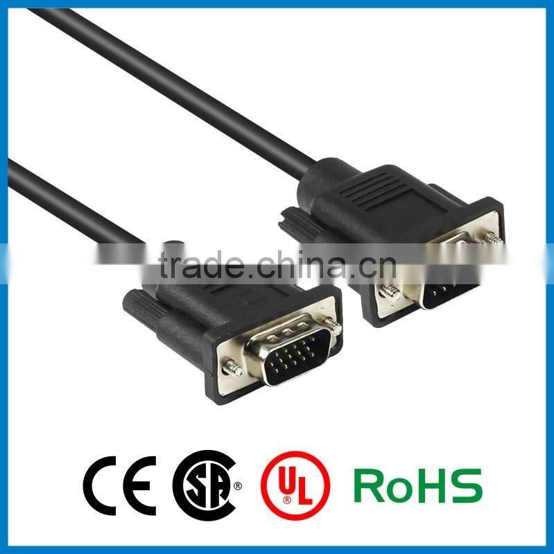 APBG custom nickel plated vga cable male to male