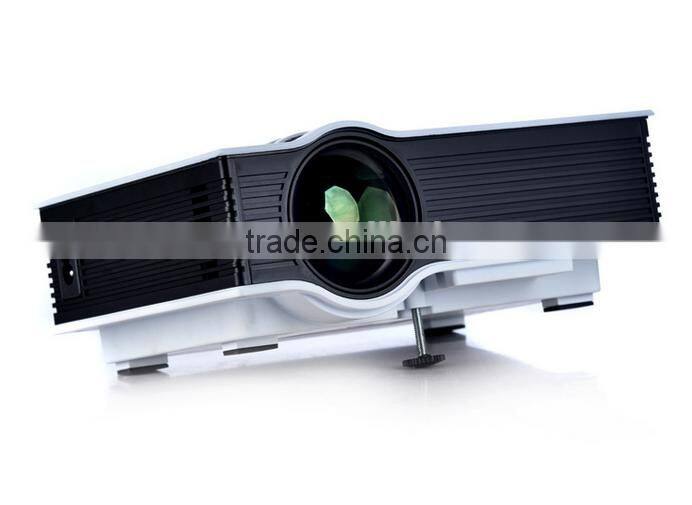 Portable Full HD 800 lumens UC40 LED Mini UNIC Projector Home Cinema Business HDMI AV SD 1080P + US/EU Plug Power Cable