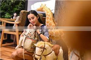 Folk women backpack fashionable canvas bags