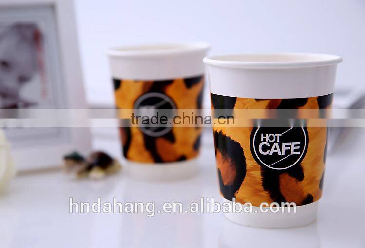 Custom made biodegradable disposable restaurant cups with logo printed