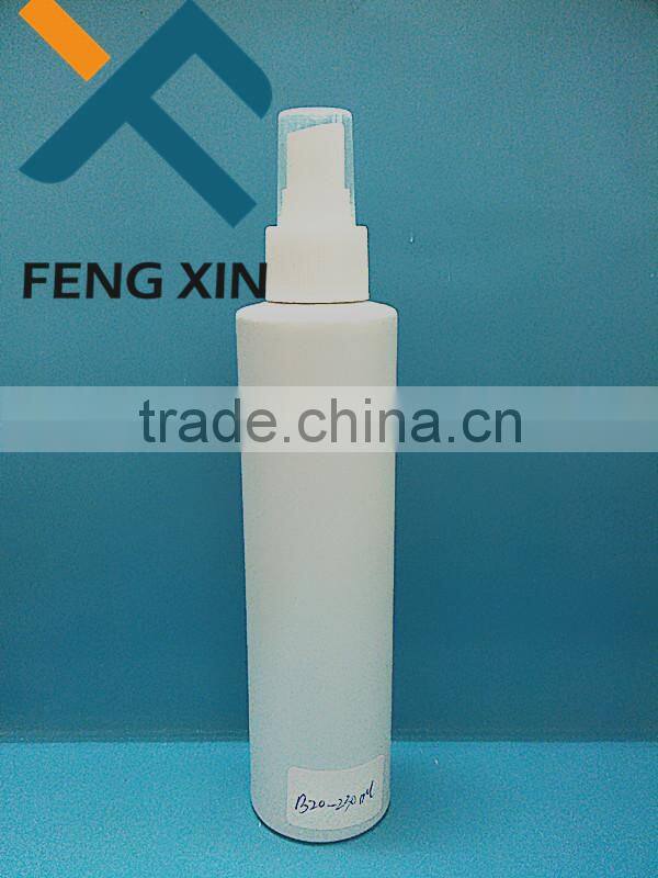 Personal Care Screen Printing cylinderical flat shoulder 150ml plastic bottle with Pump Sprayer Sealing Type Cap