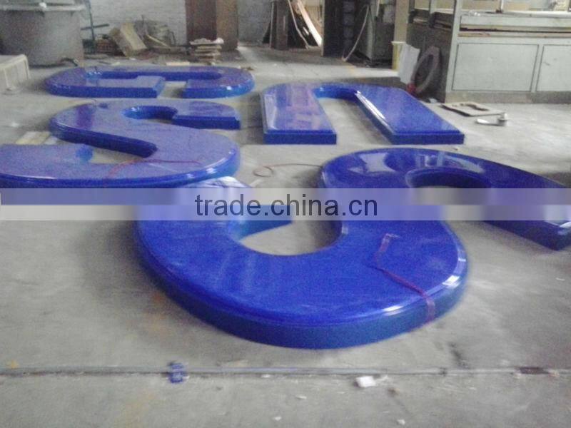 Acrylic vacuum forming letter billboard