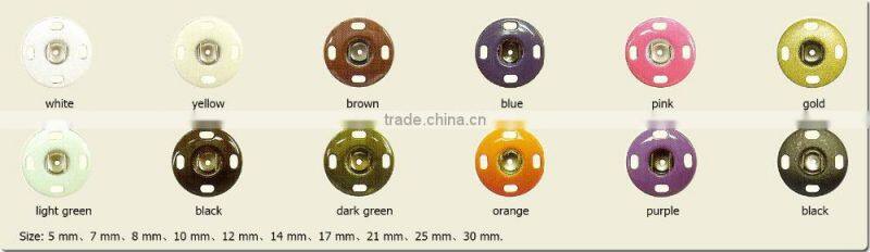 Perfect custom two parts spray paint buckle snao paint button